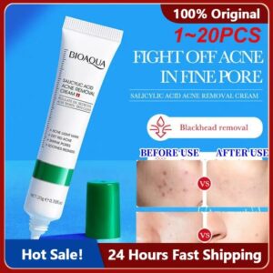 1~20PCS 20ml Salicylic Acid Refining Cream Shrink Pore Improve Acnes Blackheads Whitening Anti-aging Oil Control Skin Care