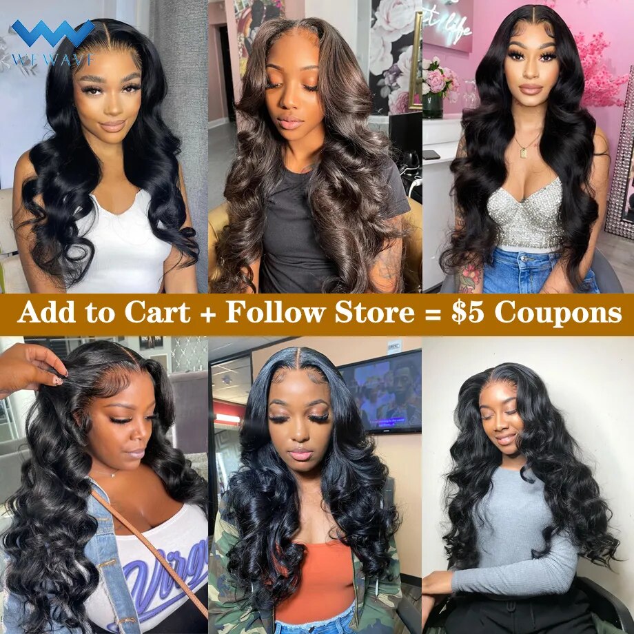 13x4 Body Wave Lace Front Wig Pre Plucked 40 Inch Glueless Brazilian Hd Transparent Lace Frontal Wigs For Women Human Hair - Image 5
