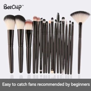 18PCS Makeup Brush Set And Kit Super Soft Fiber Mild And Non-Irritating Strong Powder Grasping Force Facial Makeup Beauty Tools