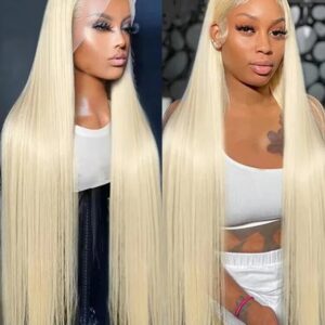 613 Blonde 5x5 Closure Wig Glueless Wig Human Hair Ready To Wear Bob Wig Brazilian Straight 13x4 13x6 Lace Front Human Hair Wigs
