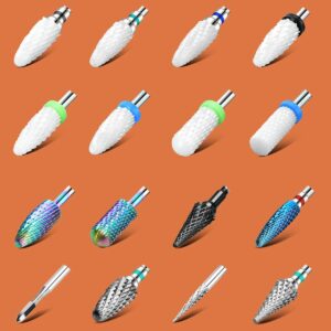 67 Styles Carbide Nail Drill Bits Pedicure Milling Cutter For Manicure Cuticle Clean Electric Manicure Drill Nail Files Art Tool