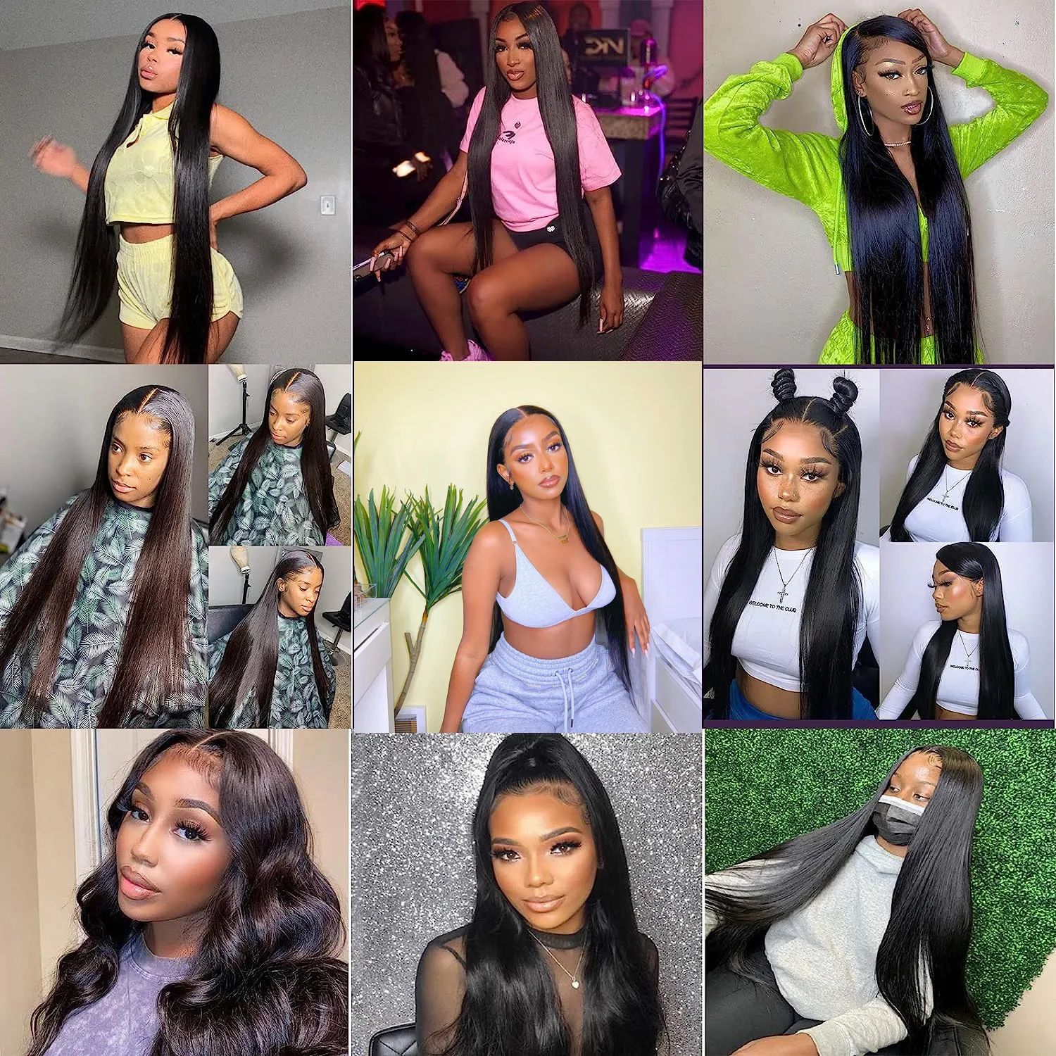 Human Hair HD Lace Front Wigs Straight 13x4 13x6 Transparent Lace Front Wigs Pre Plucked Frontal Lace Wigs Human Hair for Women - Image 4