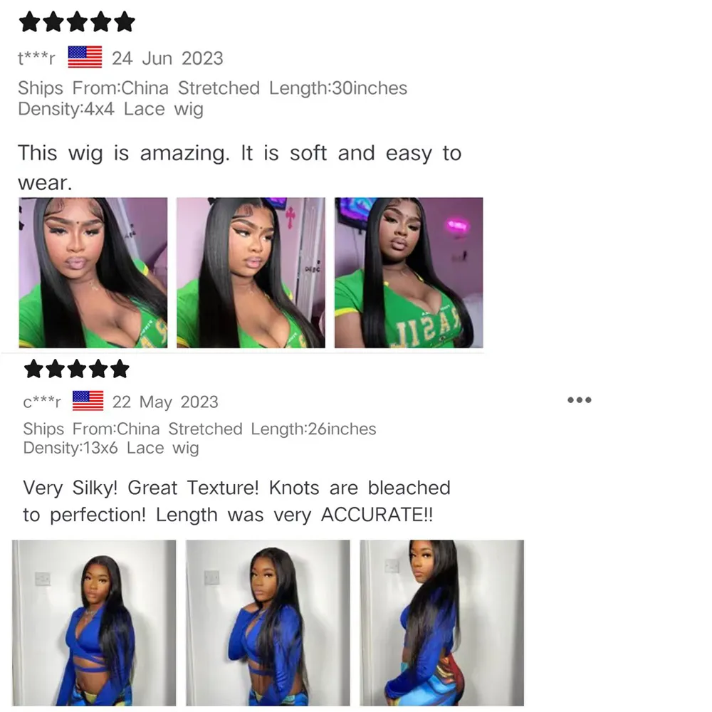 Human Hair HD Lace Front Wigs Straight 13x4 13x6 Transparent Lace Front Wigs Pre Plucked Frontal Lace Wigs Human Hair for Women - Image 6