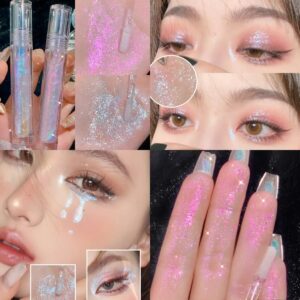 Ice Extract Sweet Eyeshadow Brightening Liquid Eyeshadow Glitter Pearlescent Polarizing Bright Powder Monochrome Lying Silkworm