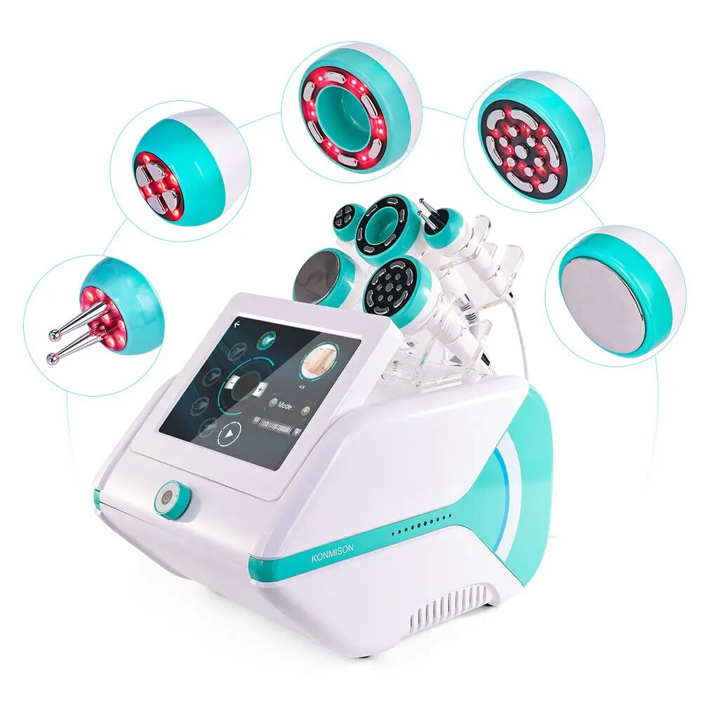 New Arrivale Ultrasonic 5 in1 80k Vacuum Cavitation 2.0 RF Slimming Skin Tightening Body Contouring Fat Reduction Beauty Machine - Image 4