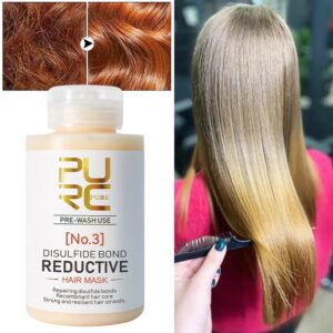 PURC Hair Mask Disulfide Bond Repair Frizz Damaged Prevents Breakage Hair Loss Smooth Keratin Hair Treatment Masks Care 100 G