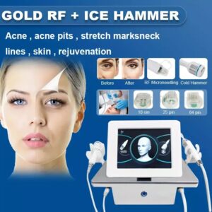 Professional Skin Care Radio Frequency Face Lifting Fractional Microneedle Rf Machine With Cold Hammer