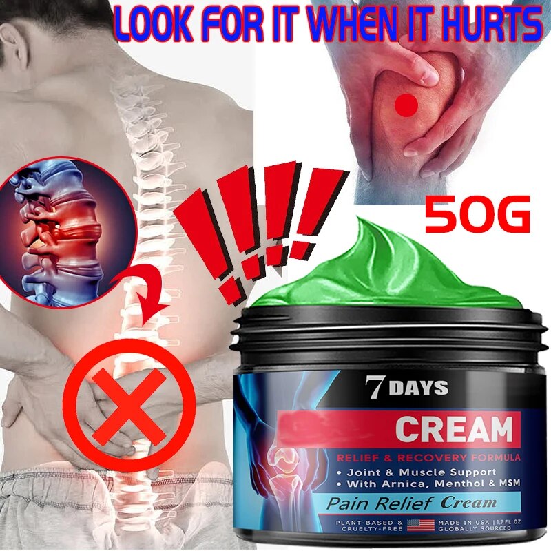 Rheumatic Joint Pain Relief Cream - Helps Relieve Pain From Muscle Fatigue, Stiffness, Back Pain, Arthritis and Sprains - Image 2
