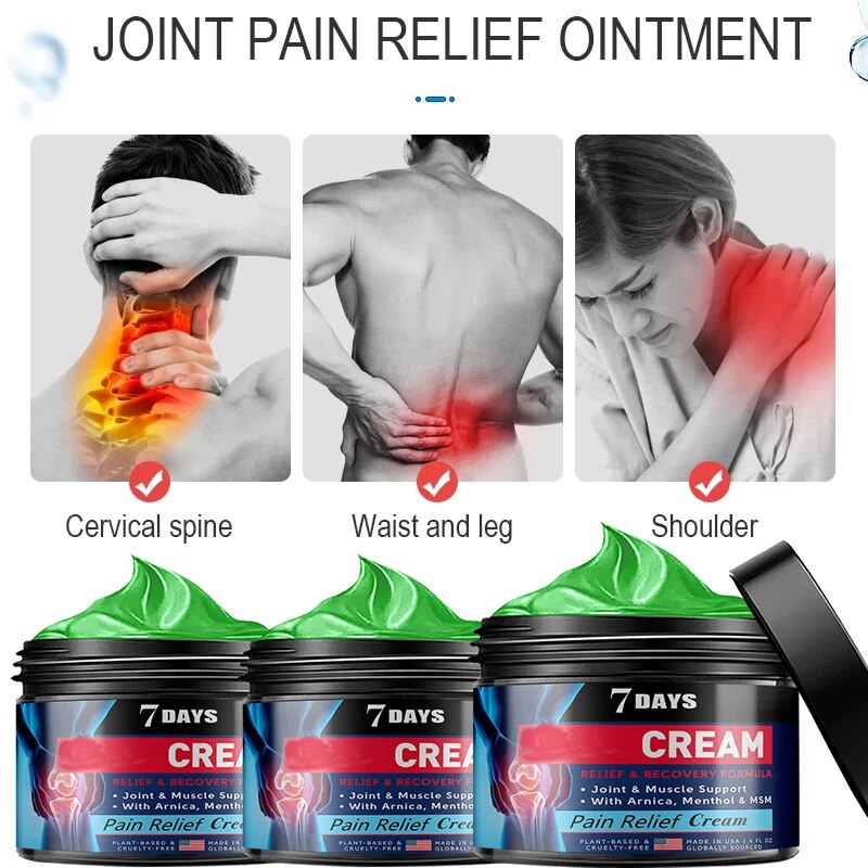 Rheumatic Joint Pain Relief Cream - Helps Relieve Pain From Muscle Fatigue, Stiffness, Back Pain, Arthritis and Sprains - Image 3
