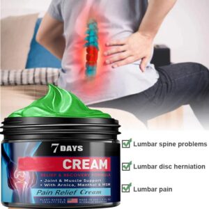Rheumatic Joint Pain Relief Cream - Helps Relieve Pain From Muscle Fatigue, Stiffness, Back Pain, Arthritis and Sprains