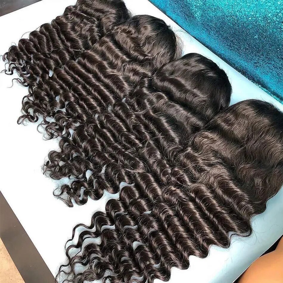 SVT 30 Inch Loose Deep Wave Lace Front Wig Pre-plucked Human Hair Wig For Women Indian Hair Closure Wig Wet And Wavy Frontal Wig - Image 2