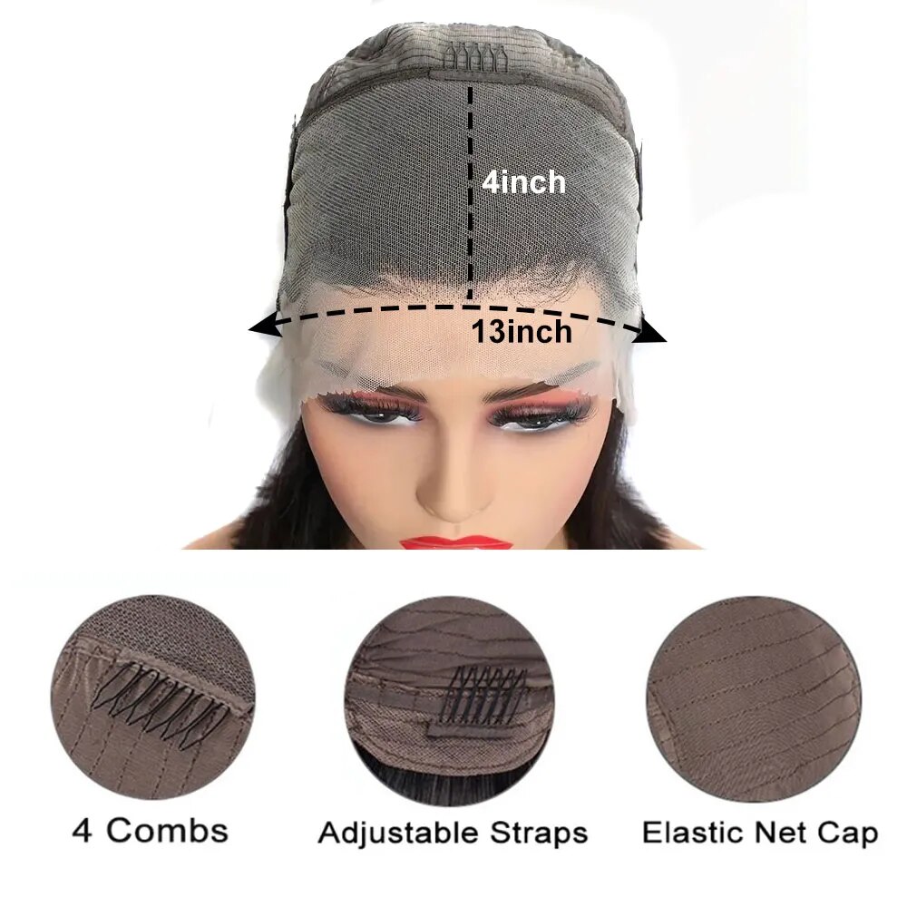 Short Deep Wave Bob Wig Human Hair Newmi Curly Hair 13x4 Full Lace Frontal Wig Bob Cut Deep Wave Lace Front Human Hair Wigs - Image 6