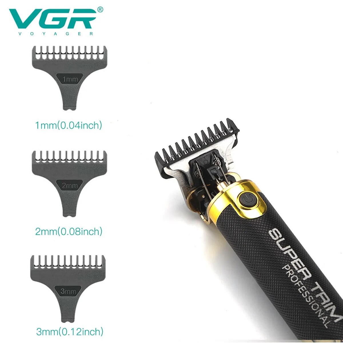 VGR Hair Trimmer T9 Professional Hair Cutting Machine Cordless Rechargeable Bald Trimmer for Men V 082 - Image 5