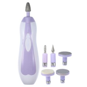 VOCOSTE 6 in 1 Electric Nail Drill Sander Nail File Set Nails Manicure Pedicure Nails Care Kits Mill Tools For Gel Removing