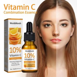 Vitamin C Serum Moisturize Lighten Face Whitens Facial Serum Hyaluronic Acid Dark Spot Remover Korean Skin Care Essence