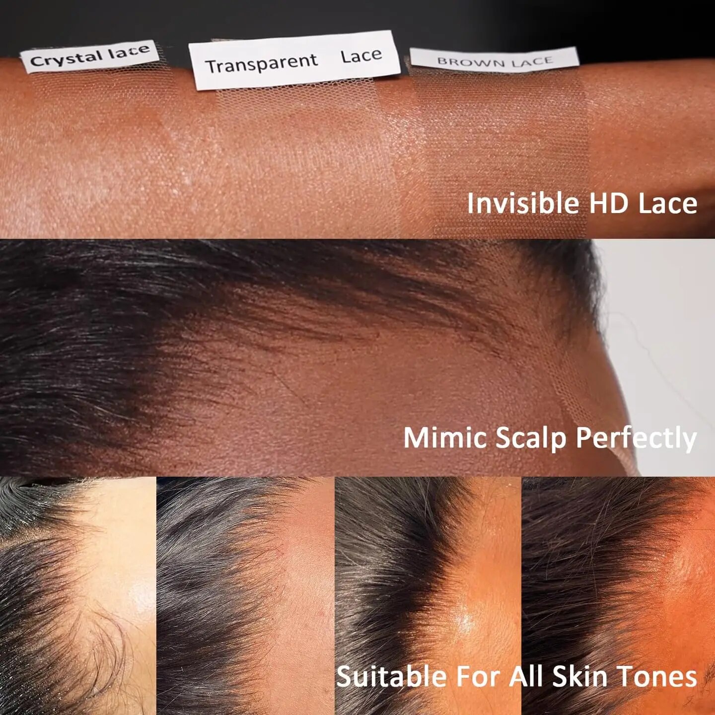 Wear & Go Glueless Wigs Human Hair Straight 6x4 Pre Cut HD Lace Front Wigs Human Hair Pre Plucked 180% Density Lace Closure Wig - Image 4